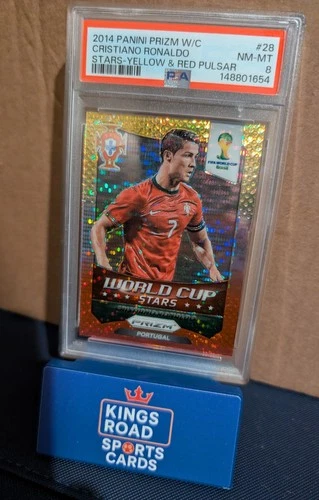 Cristiano Ronaldo 2014 Panini World Cup Prizm Red/Yellow
