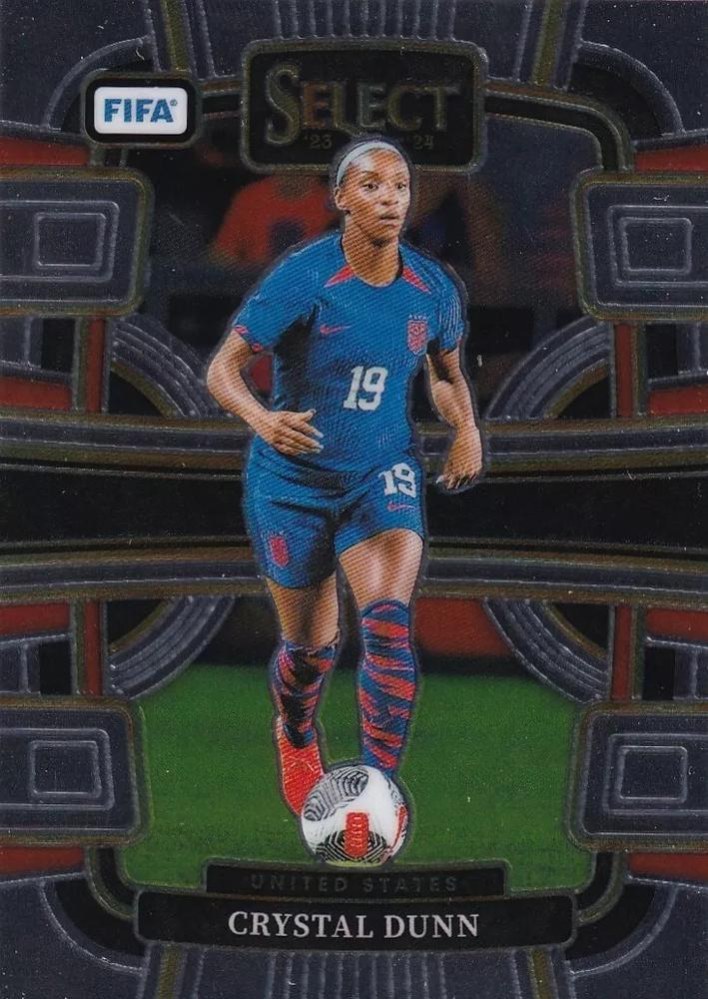 Crystal Dunn 2023 Panini Select Set FIFA - Terrace - Winter Camo /99