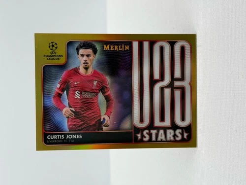 Curtis Jones 2021 Topps Merlin Chrome Gold /50