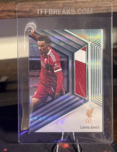 Curtis Jones 2025 Futera Platinum Green Frame /10