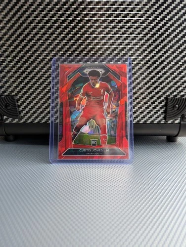 Curtis Jones 2020 Panini Premier League Prizm Red Cracked Ice