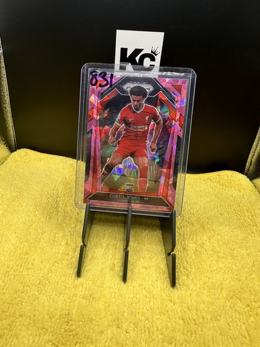 Curtis Jones 2020 Panini Prizm Pink Cracked Ice