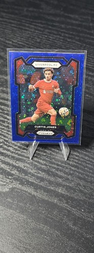 Curtis Jones 2023 Panini Prizm Premier League Blue Refractor /99