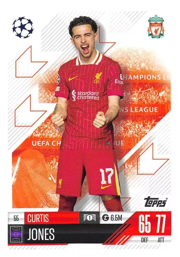 Curtis Jones 2024 Topps Match Attax UEFA Club Competitions