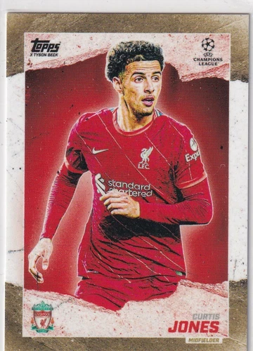 Curtis Jones 2021 Topps UCL Gold