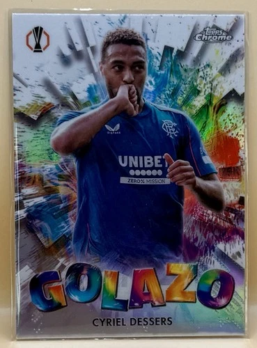 Cyriel Dessers 2024 Topps Chrome UEFA