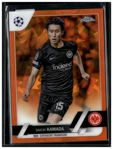 Daichi Kamada 2022 Topps Chrome Orange Sapphire /50