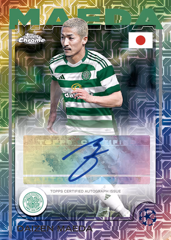 Daizen Maeda 2024 Topps Inception UEFA Club Competitions