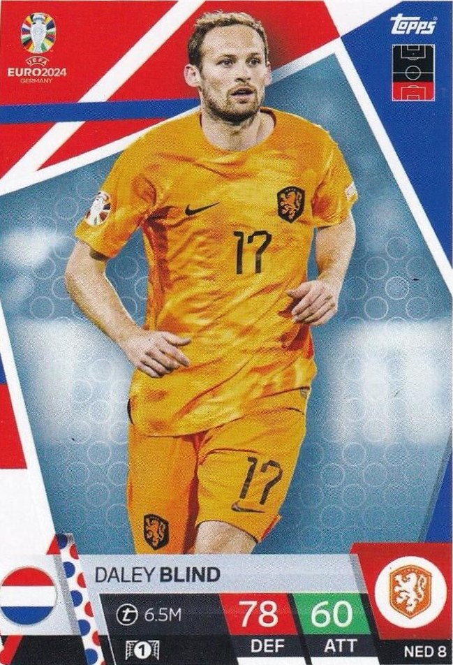 Daley Blind 2024 Topps Match Attax UEFA EURO