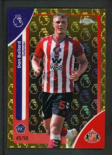 Dan Ballard 2026 Topps Chrome Gold Refractor /50