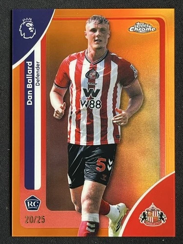Dan Ballard 2025 Topps Chrome Orange /25