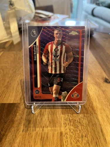 Dan Ballard 2026 Topps Chrome Premier League Purple Wave /75