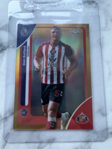 Dan Ballard 2026 Topps Chrome Yellow Refractor /50