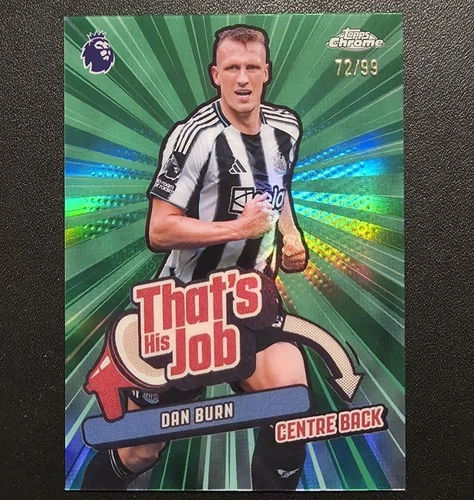 Dan Burn 2024 Topps Chrome Green /99