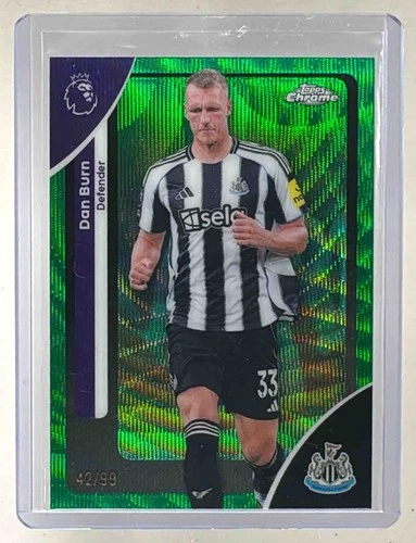 Dan Burn 2026 Topps Chrome Green Wave /99