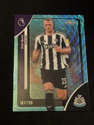 Dan Burn 2025 Topps Chrome Premier League /199