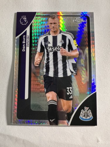 Dan Burn 2026 Topps Chrome Premier League Prism Refractor