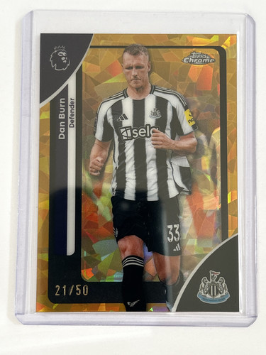 Dan Burn 2026 Topps Chrome Sapphire Gold /50