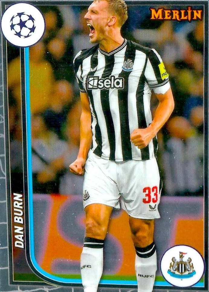 Dan Burn 2023 Topps Merlin UEFA Club Competitions