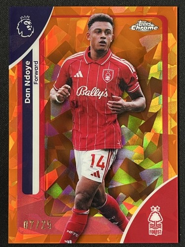 Dan Ndoye 2025 Topps Chrome Orange Sapphire /25