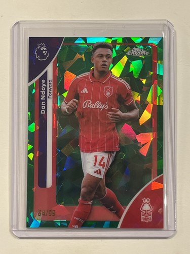 Dan Ndoye 2026 Topps Chrome Sapphire Green /99