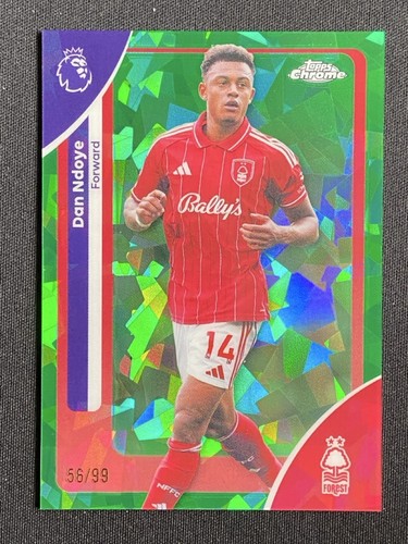 Dan Ndoye 2025 Topps Chrome Sapphire Green /99