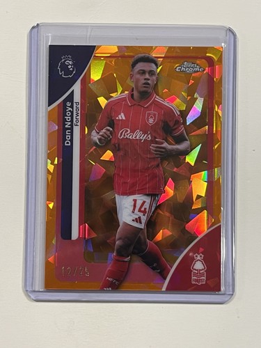 Dan Ndoye 2026 Topps Chrome Sapphire Orange /25