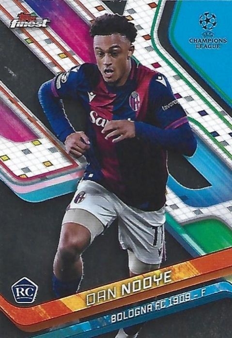 Dan Ndoye 2024 Topps Finest UEFA Club Competitions