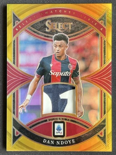 Dan Ndoye 2024 Panini Select Gold Prizm /10