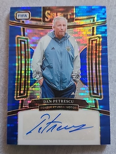 Dan Petrescu 2024 Panini Select Blue Pulsar