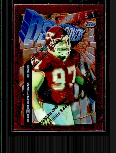 Dan Saleaumua 1996 Topps Finest