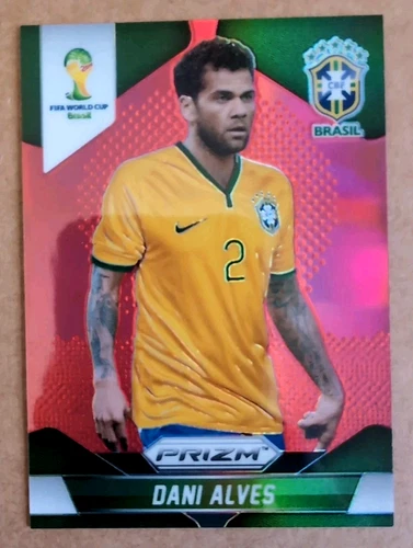 Dani Alves 2014 Panini Prizm FIFA World Cup Red Prizm /149