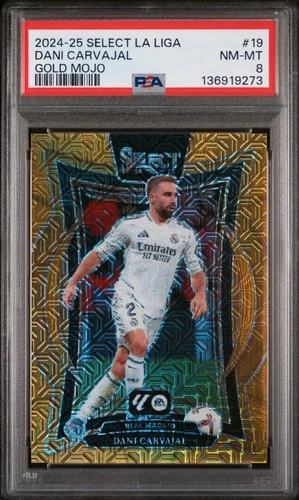 Dani Carvajal 2024 Panini Select Gold Mojo /10