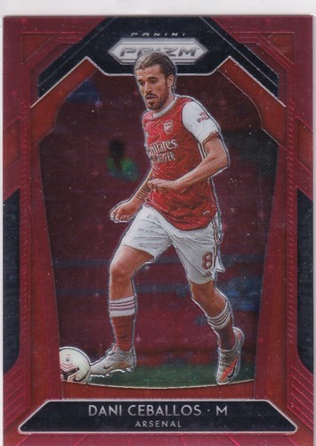 Dani Ceballos 2020 Panini Prizm Premier League Red Stars /28