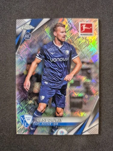 Dani De Wit 2024 Topps Chrome Bundesliga Refractor /52