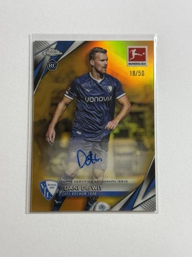 Dani De Wit 2024 Topps Chrome Gold /50