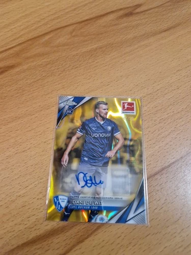 Dani De Wit 2024 Topps Chrome Gold Lava /50