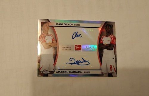 Dani Olmo & Amadou Haidara 2023 Topps Chrome 13/75