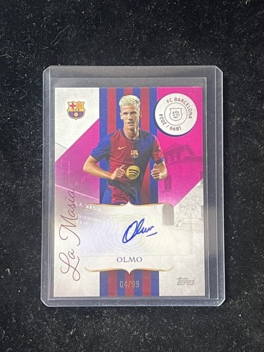 Dani Olmo 2024 Topps Barcelona 125 Anniversary Pink /99