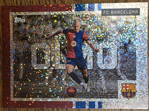 Dani Olmo 2025 Topps Barcelona Team Set Static Foil