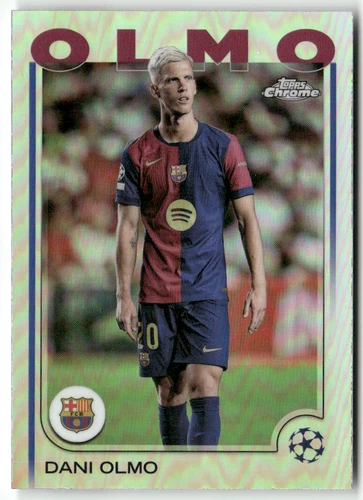 Dani Olmo 2025 Topps Champions League Chrome Refractor