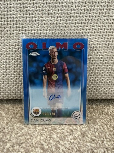 Dani Olmo 2024 Topps Chrome Aqua Wave /150