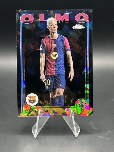 Dani Olmo 2024 Topps Chrome Black Refractor /10