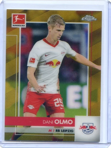 Dani Olmo 2020 Topps Chrome Gold Refractor /50