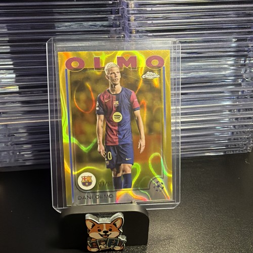 Dani Olmo 2024 Topps Chrome Gold Wave /50