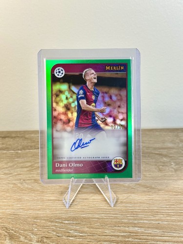 Dani Olmo 2024 Topps Chrome Merlin Green /99