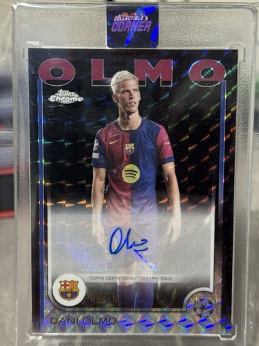 Dani Olmo 2024 Topps Chrome Nero Geometrico /10