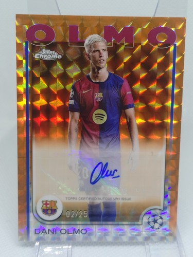 Dani Olmo 2024 Topps Chrome Orange /25