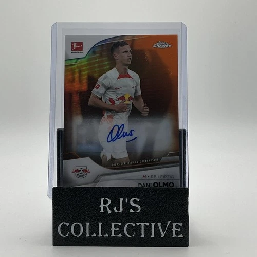 Dani Olmo 2023 Topps Chrome Orange Refractor /25