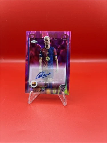 Dani Olmo 2024 Topps Chrome Purple Refractor 109/250